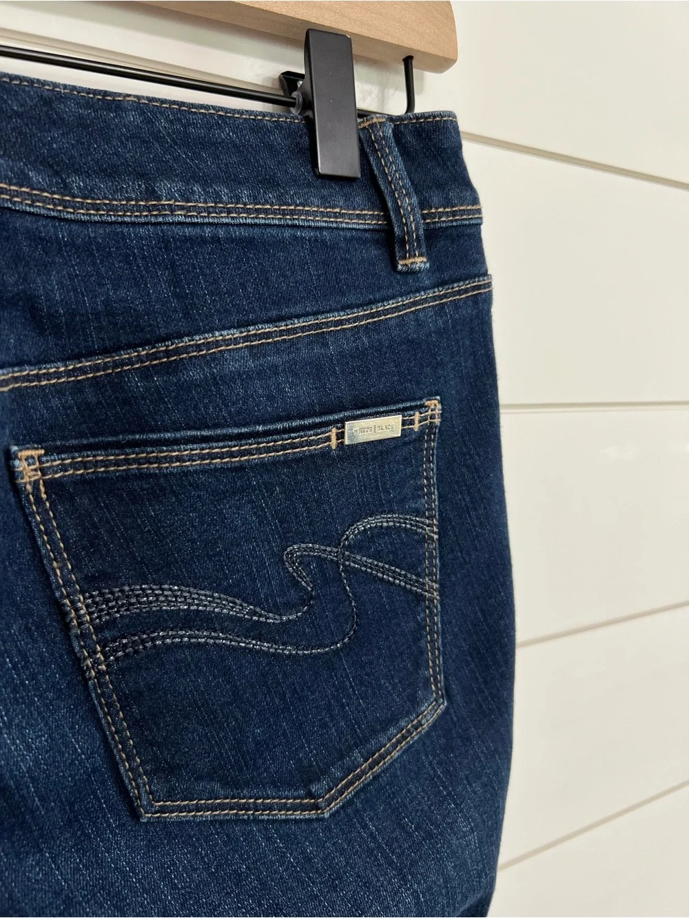 White House Black Market Bootcut Jeans Women 2P Dark Wash Mid Rise Stretch Denim